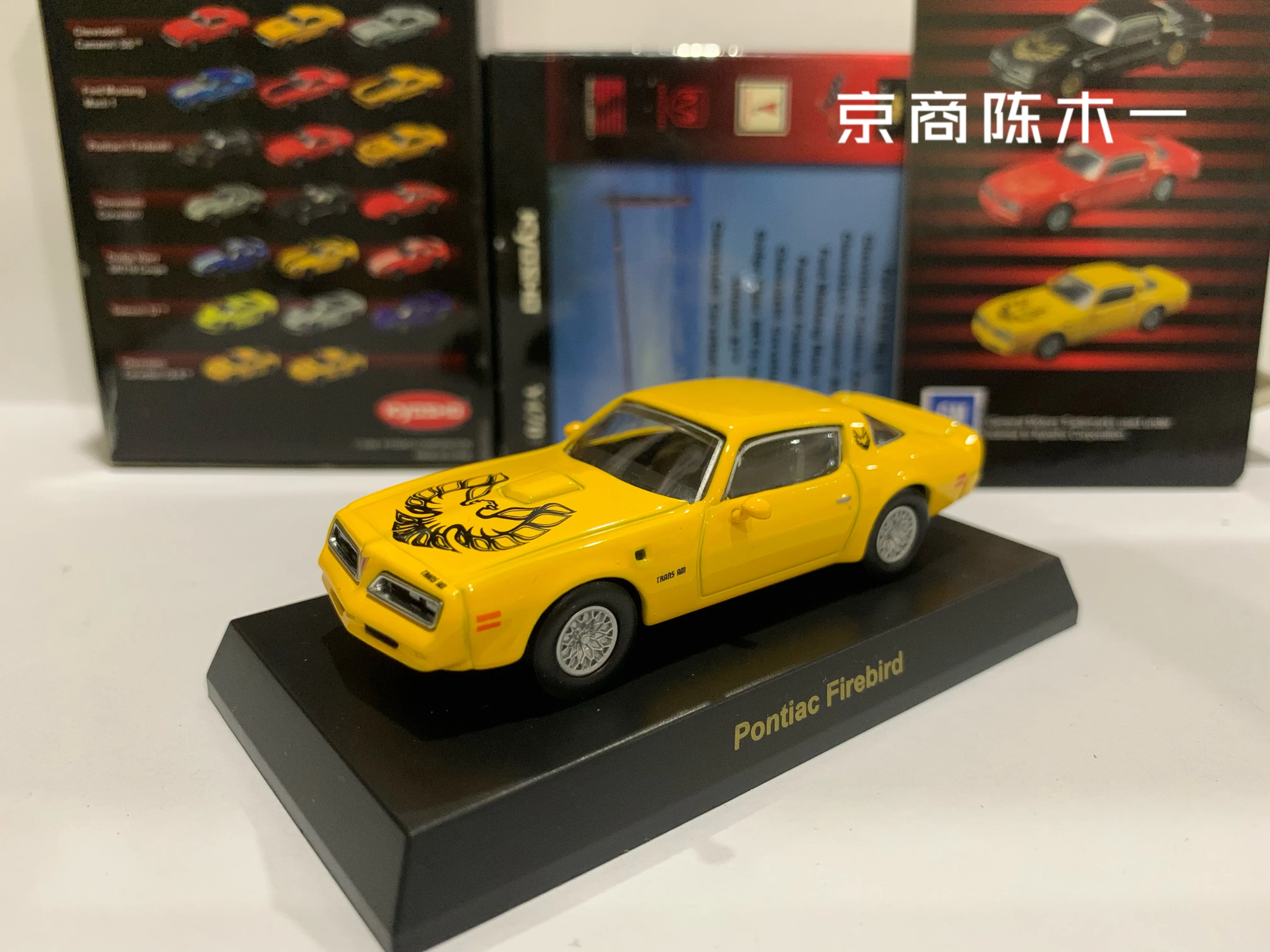 

Коллекция 1/64 KYOSHO Pontiac Firebird из литого сплава, декоративная модель автомобиля, игрушки