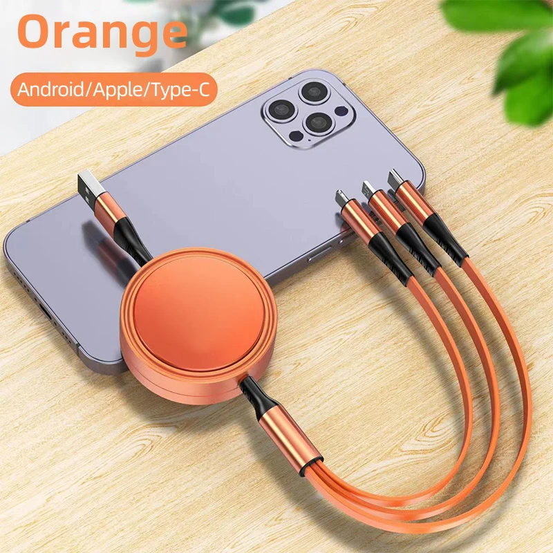 Кабель для быстрой зарядки Land Rover Range Evoque Velar Defender Discovery Freelander 3-в-1 Micro Data Wire USB Type C 100