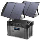 ALLPOWERS солнечное зарядное устройство для генератора, 110 В220 В чистая синусоида AC розетка с 2  100 Вт портативная солнечная панель для улицы