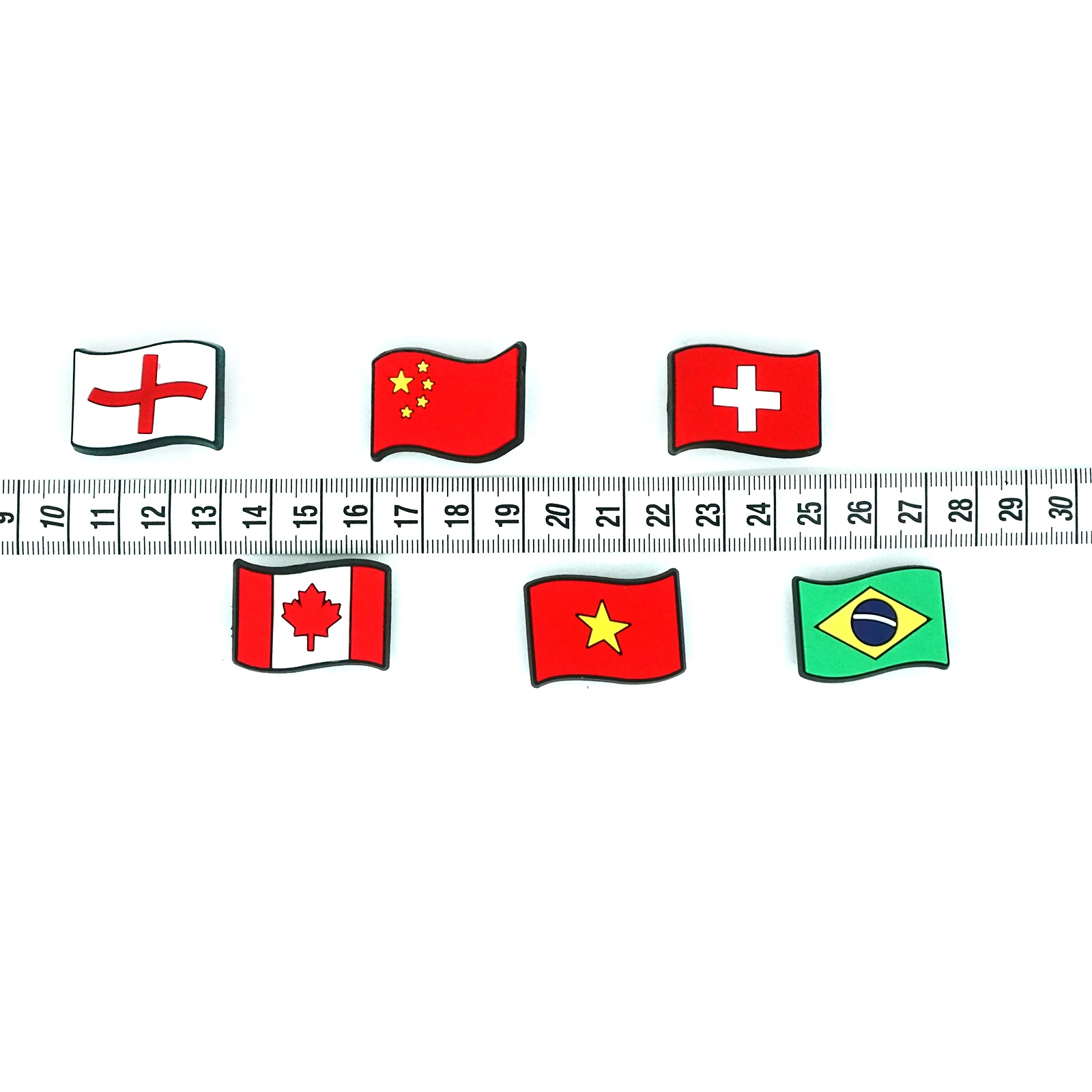 1 шт. подвеска с национальным флагом Канада Китай Англия Бразилия Вьетнам
