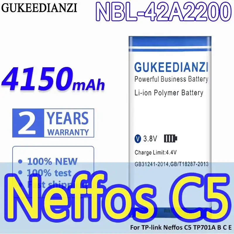 Фото Аккумулятор для TP-Link Neffos 32GB C5 C7 c7a c7s c9a c9s X1 x1max X20 y5s Max Plus Lite Pro Nbl-38A2250 Nbl-35B3000 Nbl-38A2500 №2