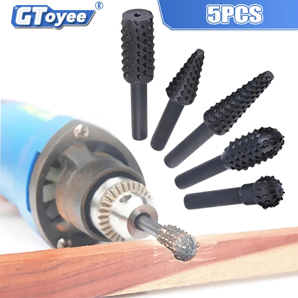 

5/10 шт. сверла для металлических роторных сверл сверло для древесины шлифовальный станок фрезеровочный Рашпиль искусственный корень резьба...