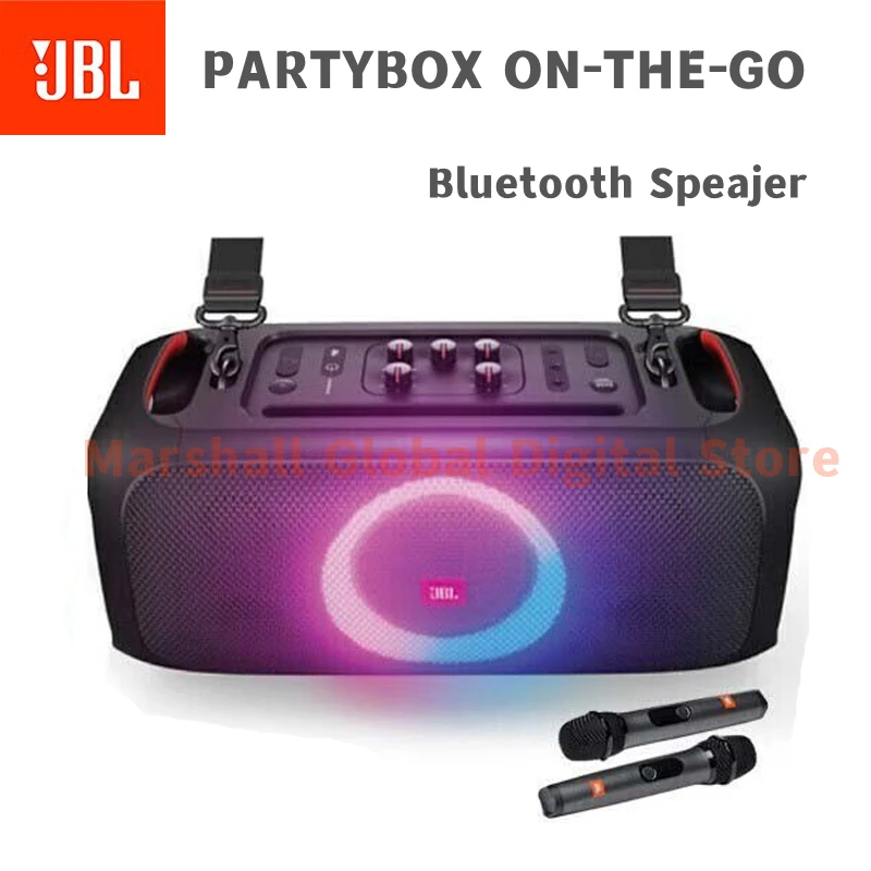 

JBL PARTYBOX ON-THE-GO Original Wireless Audio Speaker Home Theater Home Party Speaker KTV Karaoke Portable Speaker Microphone