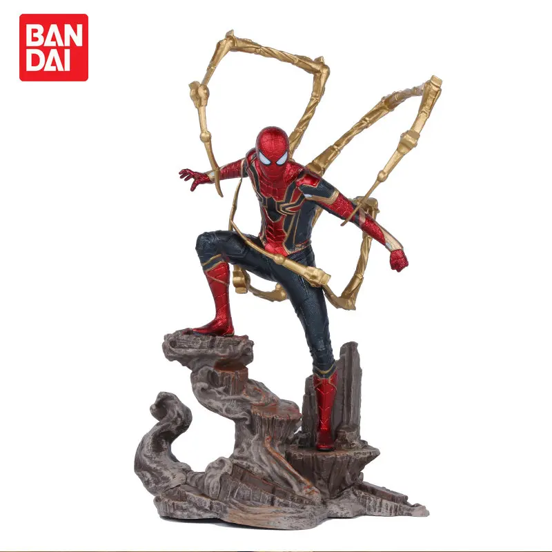 

Bandai Original Genuine Assemble Model In Stock Avengers：Endgame Iron Spider Action Figure Collection Model Toys for Kids Gift
