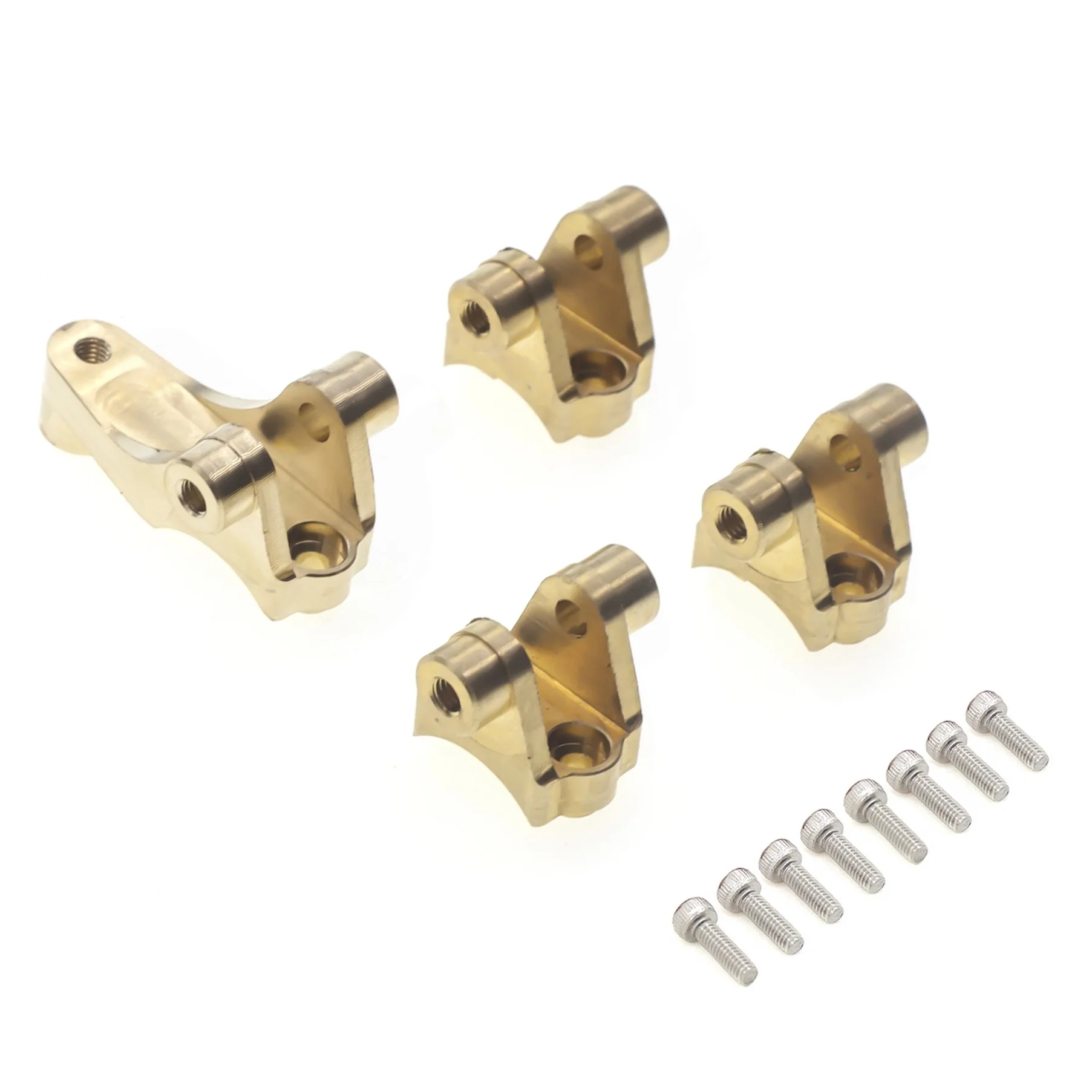 

4pcs Brass Front and Rear Axle Lower Shock Mount Suspension Links Stand for Traxxas TRX4 1/10 RC Crawler Car Upgrade Parts