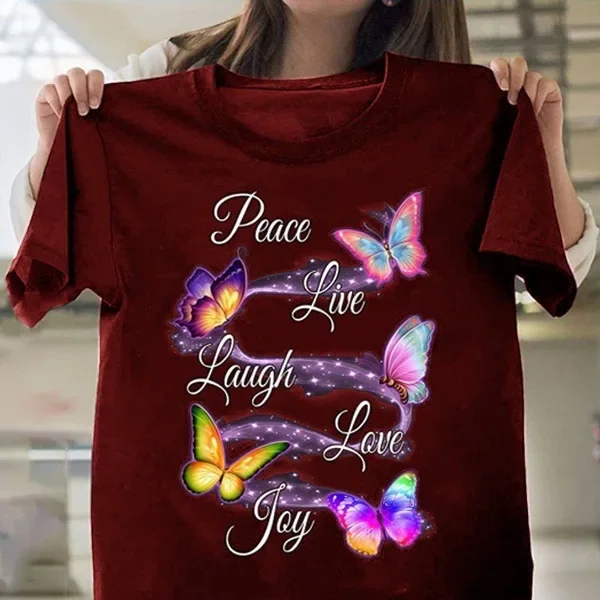 Футболка женская с коротким рукавом и круглым вырезом различные цвета