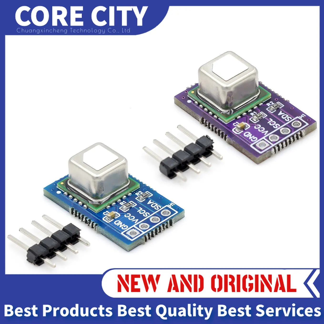 

Модуль датчика газа SCD40/SCD41 обнаруживает CO2, диоксид углерода, температуру и влажность в одном датчике I2C связи