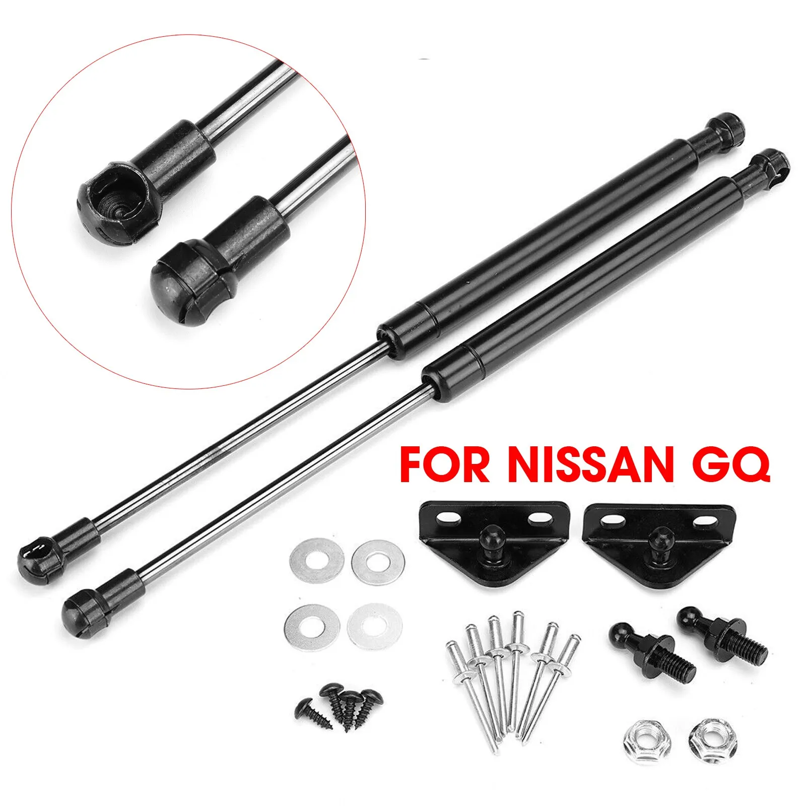 

For Nissan GQ Patrol Pair Hood Bonnet Spring Gas Strut Support Kit Modification