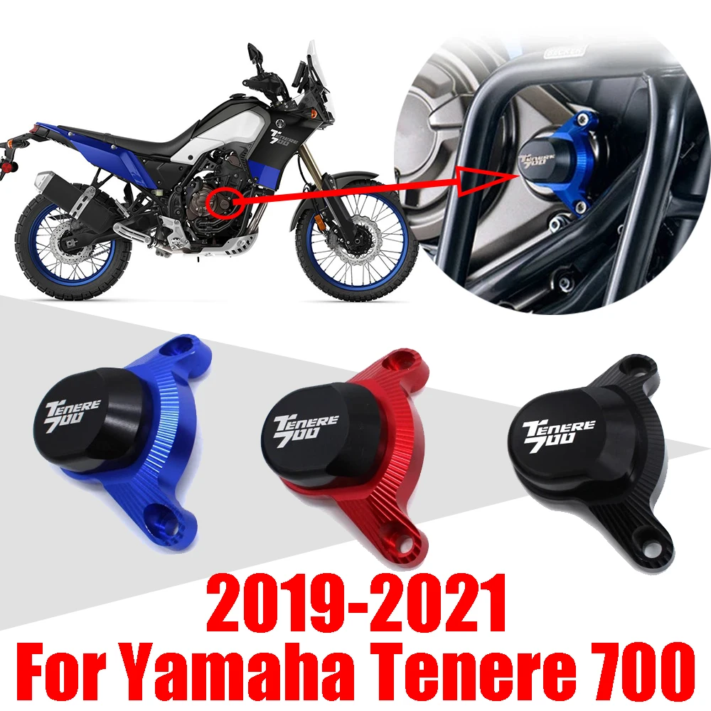 

For Yamaha Tenere 700 XTZ XTZ700 2019 2020 2021 Motorcycle Accessories Engine Point Guard Small Cover Cap Slider Protector Parts