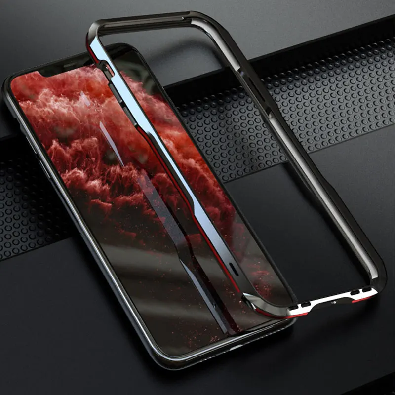Najtaniej Luphie Metalowy Zderzak Do IPhone 12 Pro Max 11 Case SE Aluminiowa Rama Ochronna Do IPhone X Xs MAX Xr 7 8 Plus Zderzak