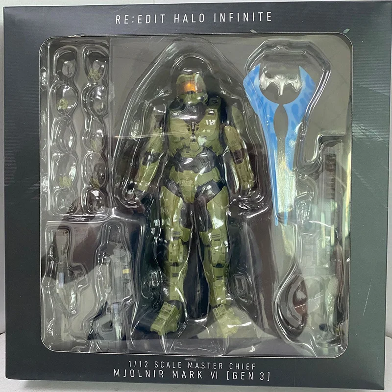 

Re: Edit Halo Infinate 1/12 Scale Master Chief Mjolnir Mark VI Gen 3 Action Figure Joint Moveable Model Toys Creative Present