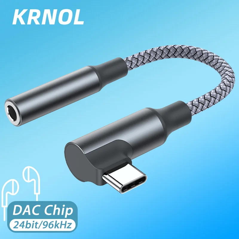 Адаптер для наушников с разъемом USB Type-C папа на 3,5 мм мама для ...