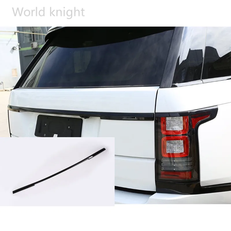 

Gloss Black ABS Car Rear Tail Trunk Door Decoration Strip Trim For Land Rover Range Rover Vogue L405 2013-2017 Car-Styling
