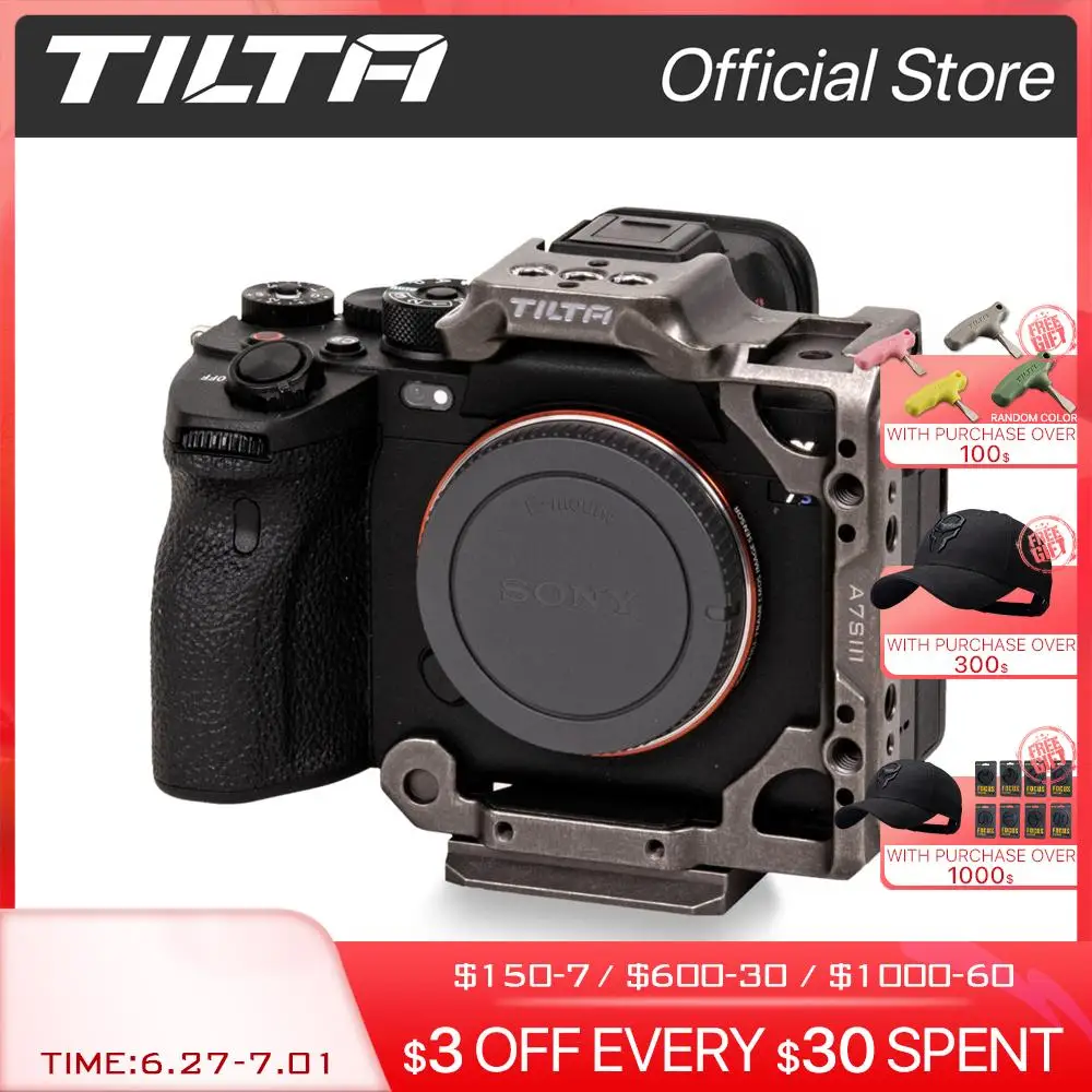 

Штатив TILTA A7S3 для камеры Sony A7sIII, базовая легкая профессиональная клетка для камеры SONY A7S3 A7s III