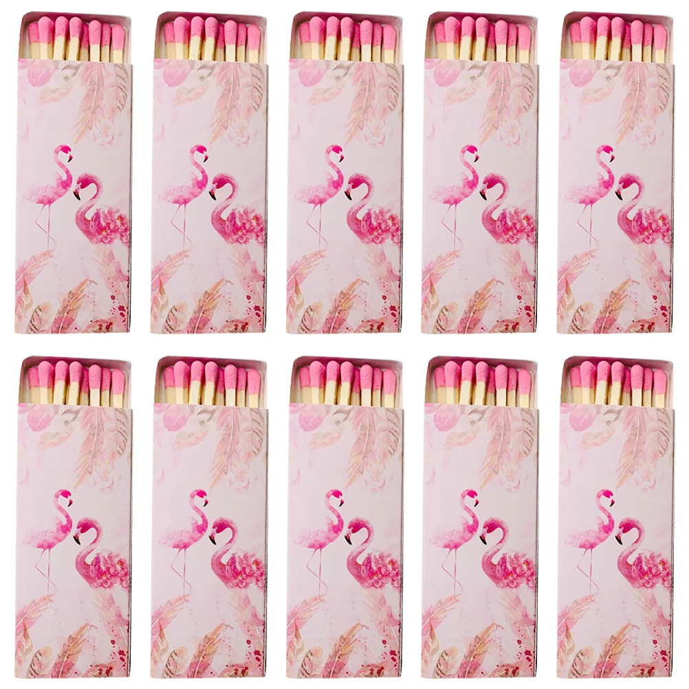 

10 Boxes Wooden Matchsticks Match Stick Present Wedding Gift Candle Matches