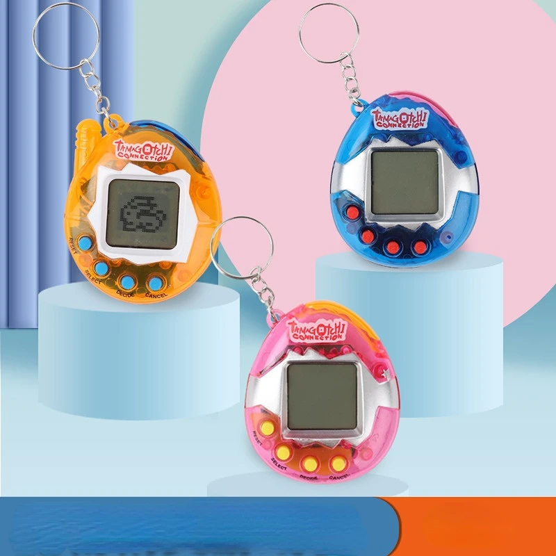 

3 шт., прозрачные электронные питомцы, Tamagotchi 90S