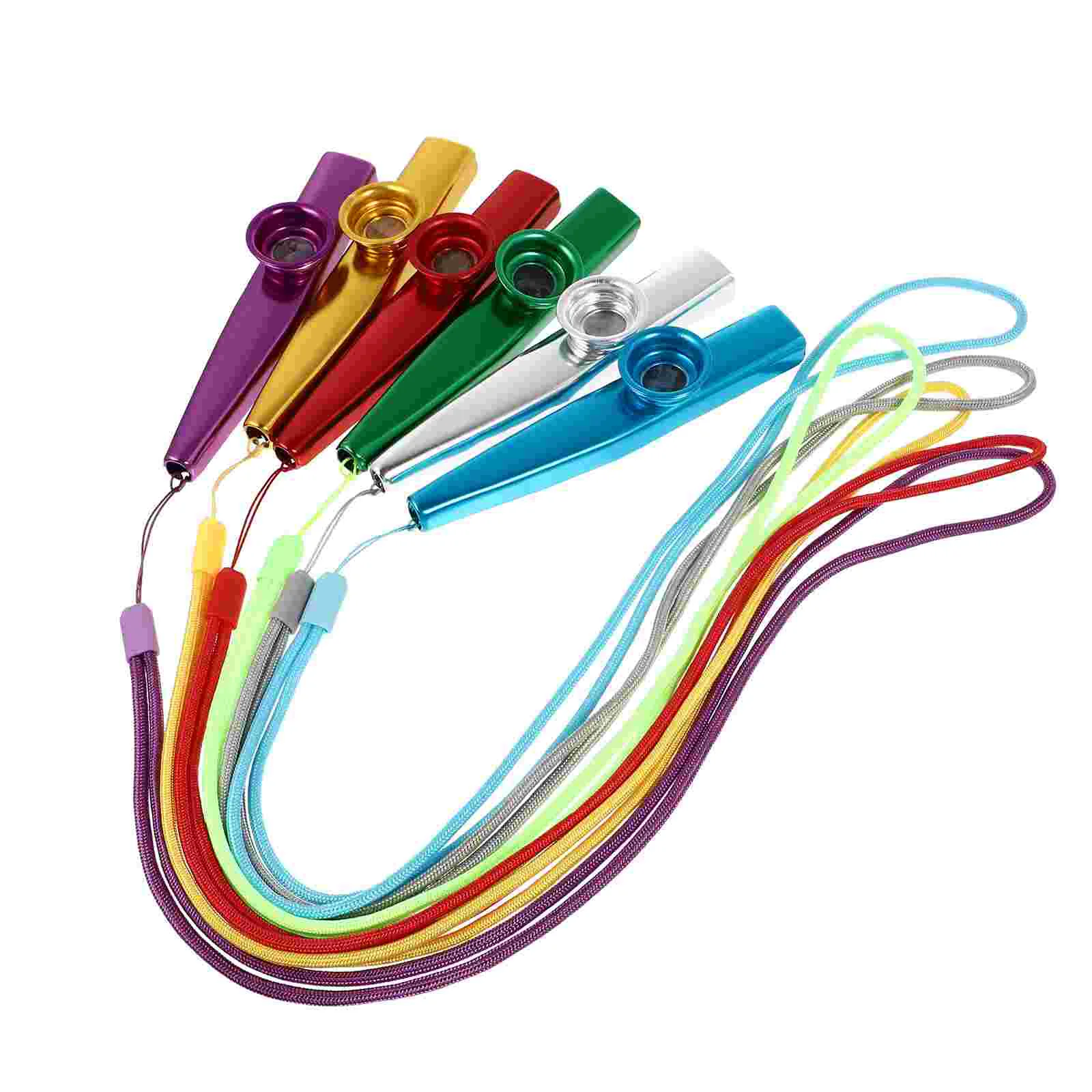 6 шт. портативные флейты забавные игрушки Kazoo для раннего образования (разные