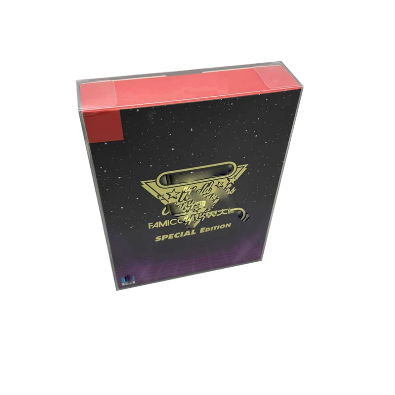 Прозрачная прозрачная коробка для переключателя FAMICON Special Edition HK JP Версия ПЭТ
