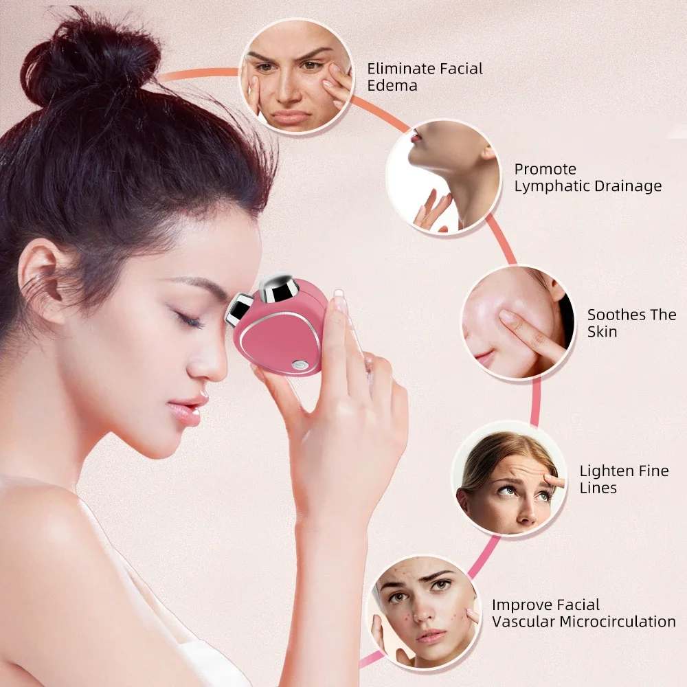 Устройство для лифтинга лица массажер с микротоком ролик подтяжки кожи