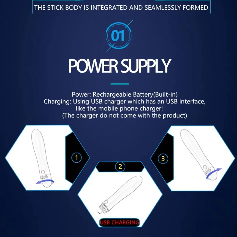USB зарядка AV Stick женский фаллоимитатор Реалистичные вибраторы для женщин