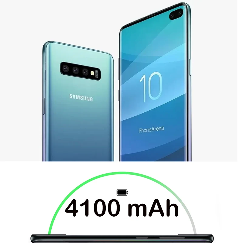 Смартфон Samsung Galaxy S10 + G975U разблокированный телефон экран 6 4 дюйма 8 ГБ ОЗУ 128 Гб ПЗУ