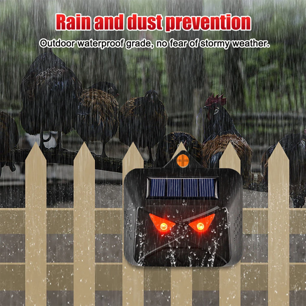 Ультразвуковой репеллент от насекомых с мигающим пламенем оригинальное красное