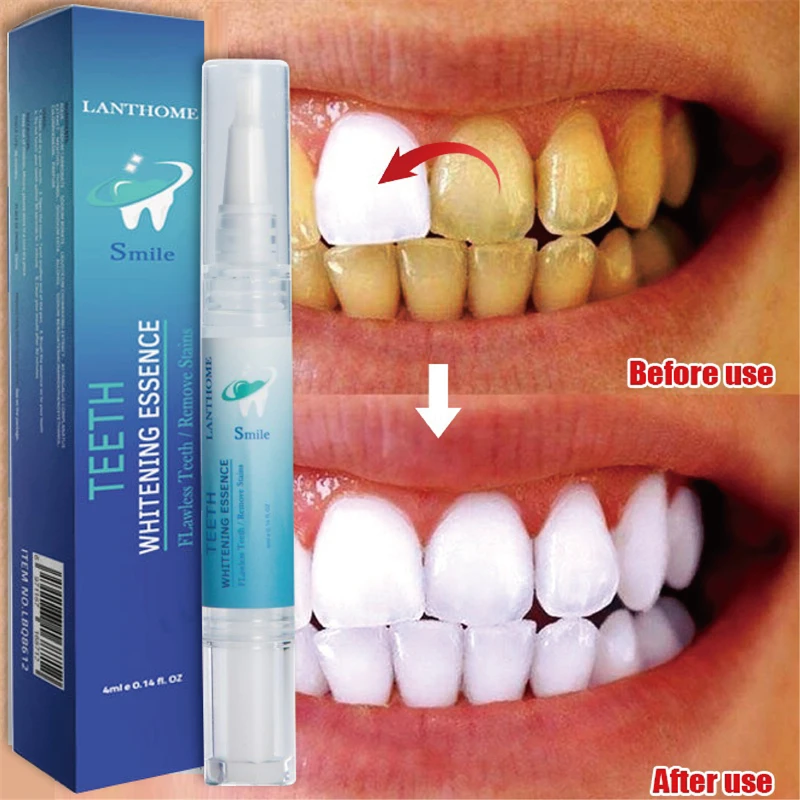 Teeth Whitening Pen Remove Plaque Stains Dental Tools Oral Hygiene Fresh Breath Tooth Bleaching Gel Deep Cleaning Healthy Care