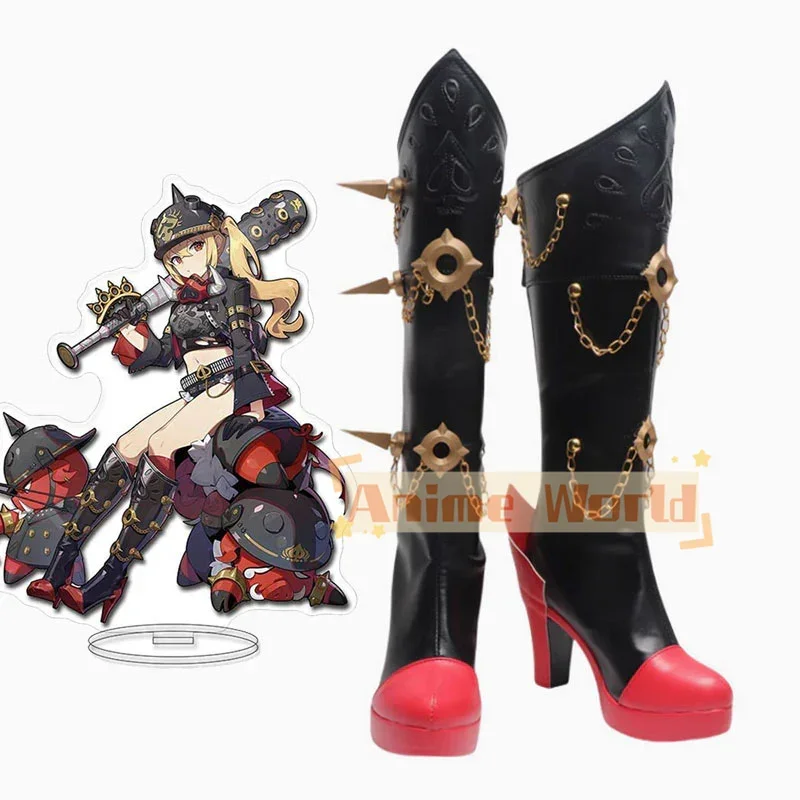 Zenless Zone Zero Lucy Shoes Сапоги для косплея Обувь из искусственной кожи Хэллоуин