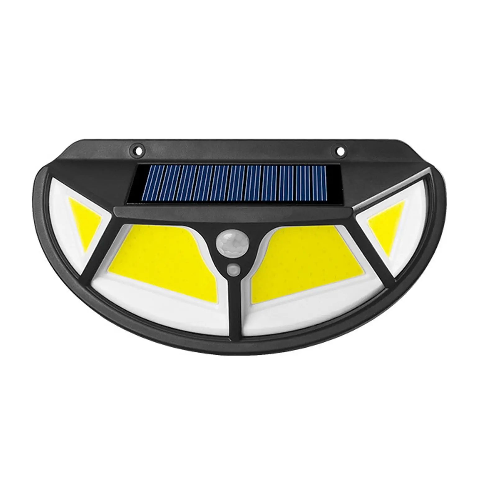 

122COB 102LED Solar Light Outdoor Fence Lamp IP65 Waterproof Home Garden Human Body Induction Wall Lamp Glows On All Sides