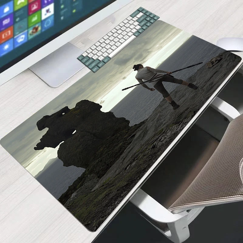 

Pc Accessories Gaming Mouse Pad Star Wars Rey 900x400 Computer Offices Cool Anti-skid Laptop Keyboard Mat Waterproof Mousepad