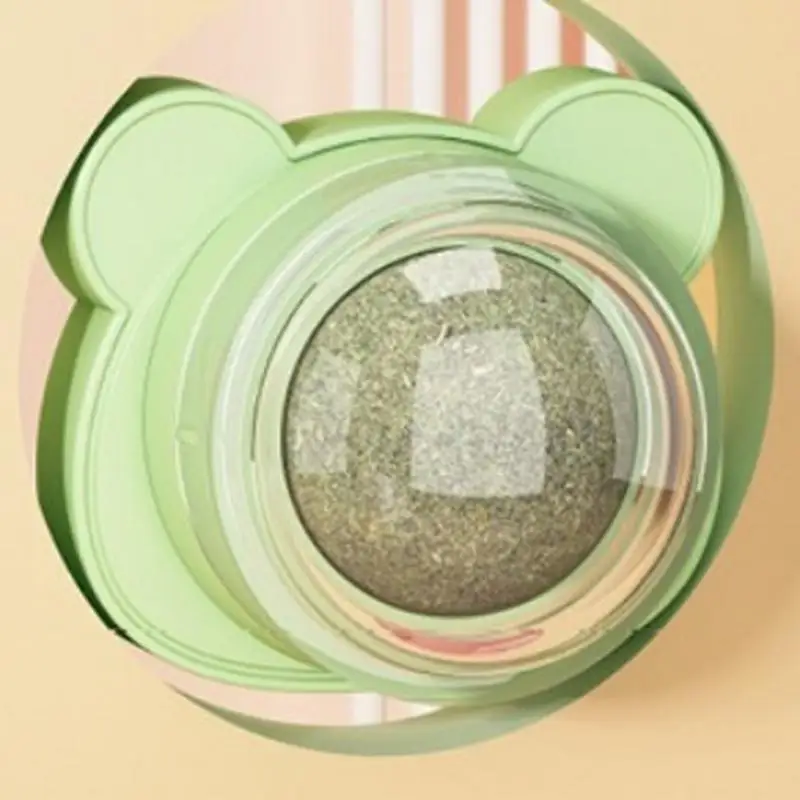 Кошачья мята на стену игрушки кошачья вращающаяся жевательная игрушка для