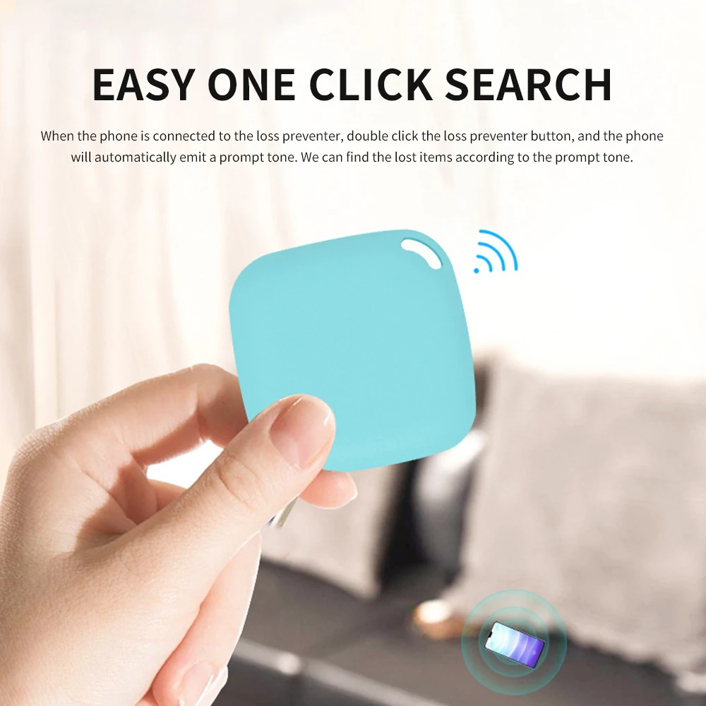 

Smart Mini cat Tracker Anti-Lost Device Round Pet Kids Bag Wallet Tracking dog Smart bluetooth 5.0 Finder dog cat Locator