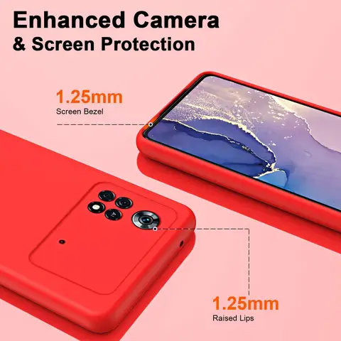 Противоударный силиконовый чехол для Xiaomi Poco C65 F5 X5 Pro 5G PocoPhone M5S  M4 Pro X4 Pro 5GX5 X3 F3 F4 M3 чехол на poco X5 Pro 5G M4 Pro
