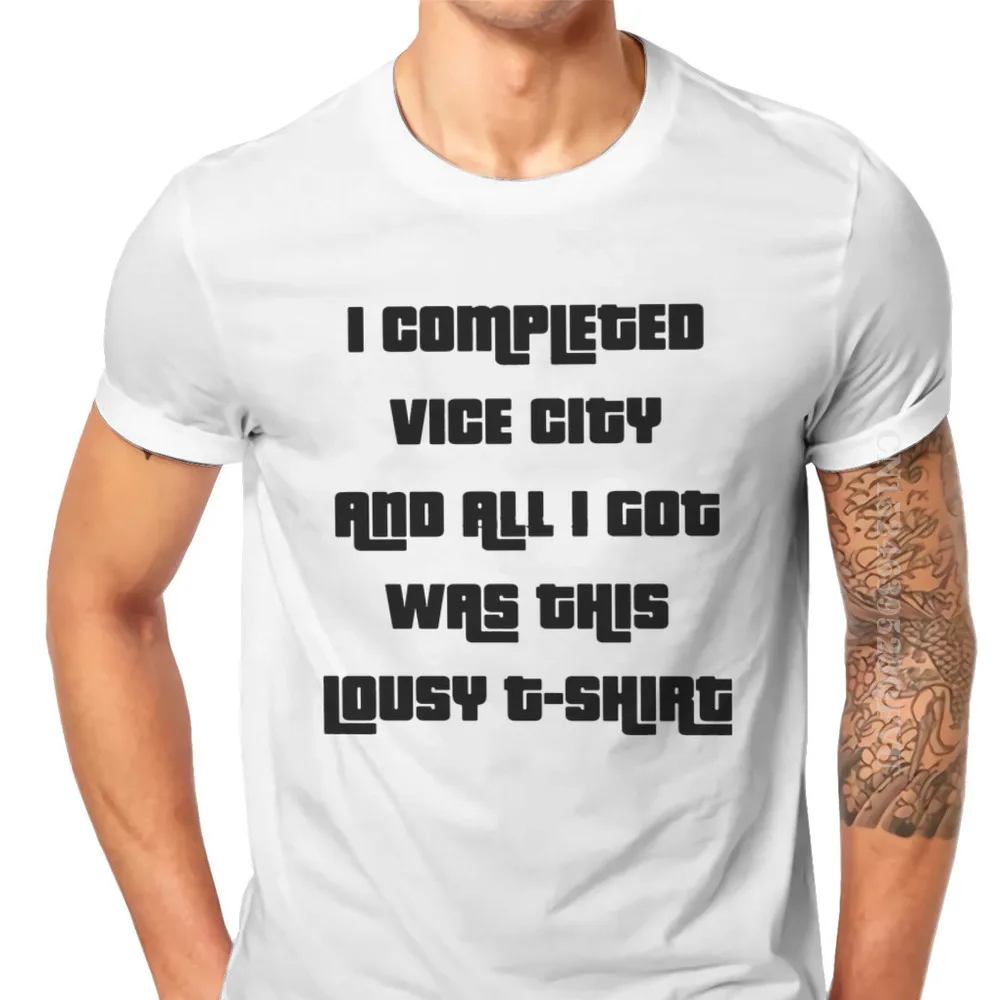 Футболка для мужчин из чистого хлопка с принтом в стиле Ретро-хоп