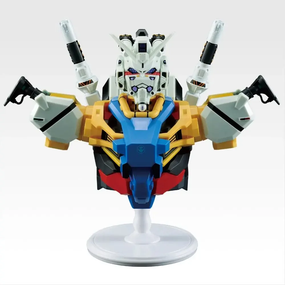 Фото Оригинальная фигурка BANDAI Ichiban Kuji Mobile Suit Gundam GQuuuuuuX White Gundam GFreD Sharia Bull Red Gundam в наличии, модель аниме-персонажа №2