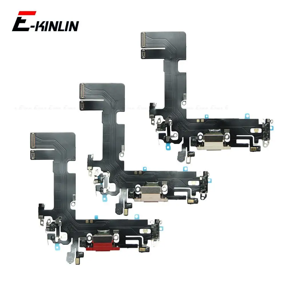 

Power Charger Dock USB Charging Port Plug Parts With Microphone Mic Flex Cable For iPhone 13