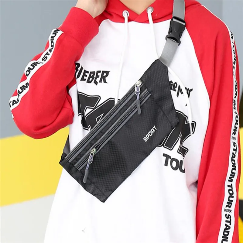 

Waterproof Waist Pack Women Sports Running Waist Bag For Men Mobile Phone Holder Belt Bag Gym Fitness Travel