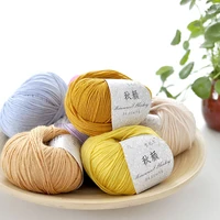50gball 135metres merino wool yarn for knitting 3 ply luxury warm soft lightweight crochet knitting wool yarn 19 colors