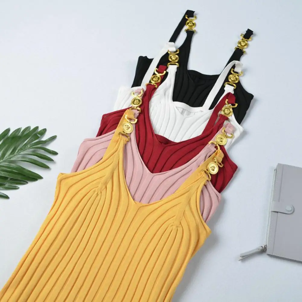 

Summer Tank Top Trendy Knitted Sleeveless Pullover Women Summer Vest Lady Garment Women Summer Tank Top Women Summer Vest