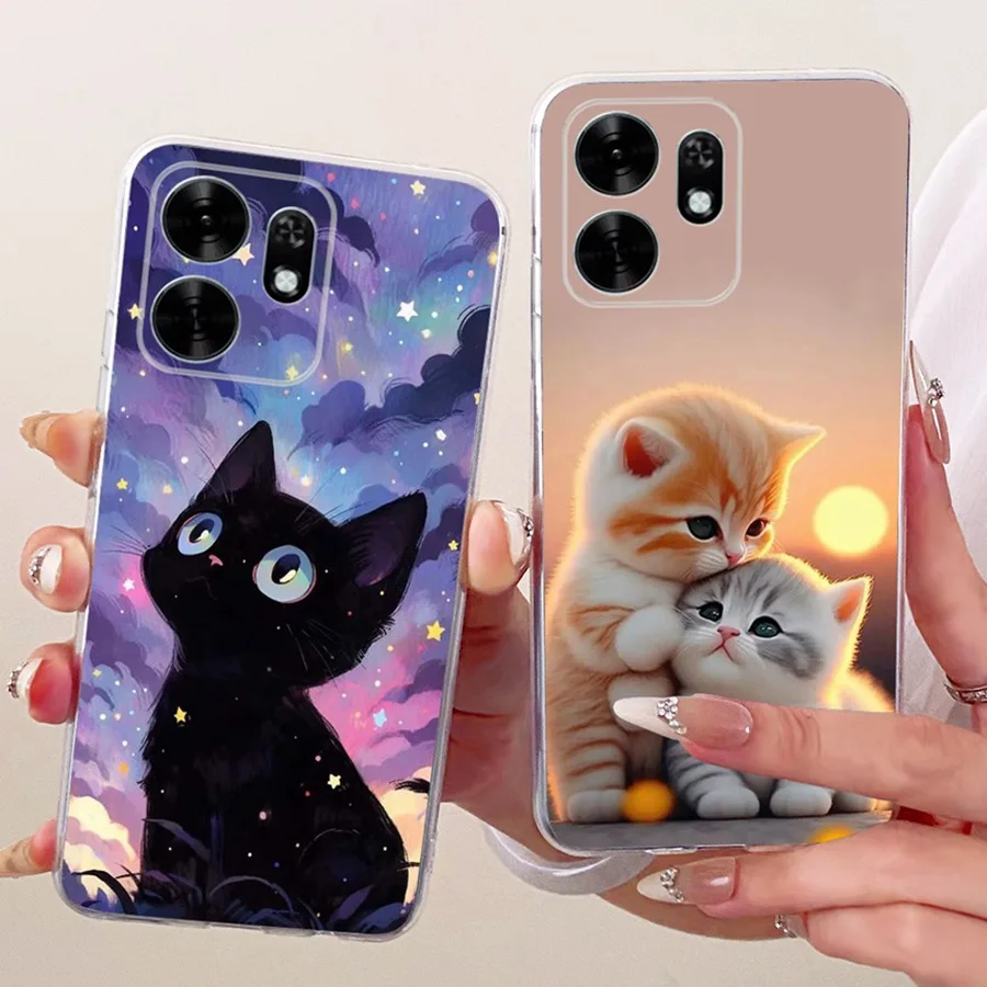 Чехол для Honor X6d 4G LNA-NX1, чехол для Honor Play 60A X 6d, модные цветочные чехлы для телефонов, мягкий силиконовый чехол из ТПУ (art.: 3920db77267a8) - 3920db77267a8