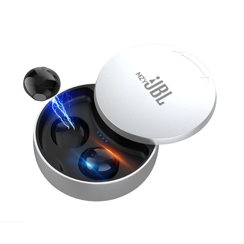 

MZYJBL Mini True Wireless Bluetooth Headphones Invisible Sleep Earbuds In-Ear Sports Gaming Headset ACC HiFi Stereo Earphones