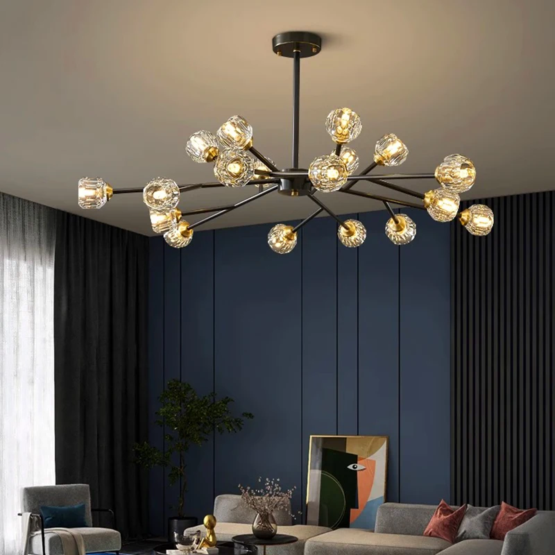 

Art Led Chandelier Pendant Lamp Light Room Decor Nordic smart home decoration living indoor dining