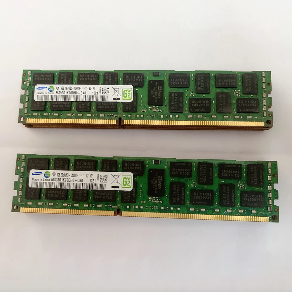 2 шт. оперативная память Samsung M393B1K70DH0-CK0 8 ГБ DDR3