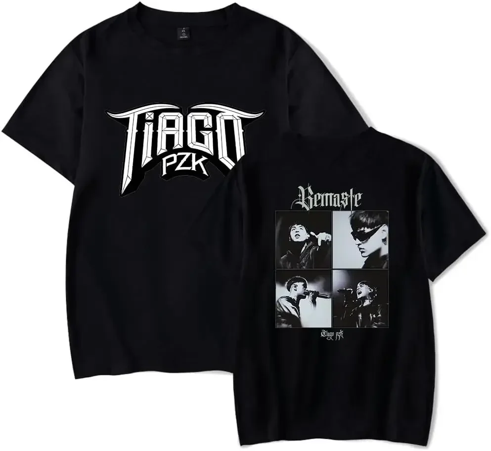 Толстовки Tiago PZK Merch футболка рэп Мерч с коротким рукавом модная унисекс