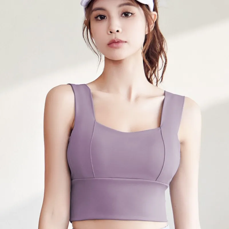 Спортивное нижнее белье для бега фитнеса и йоги с широким плечевым ремнем без