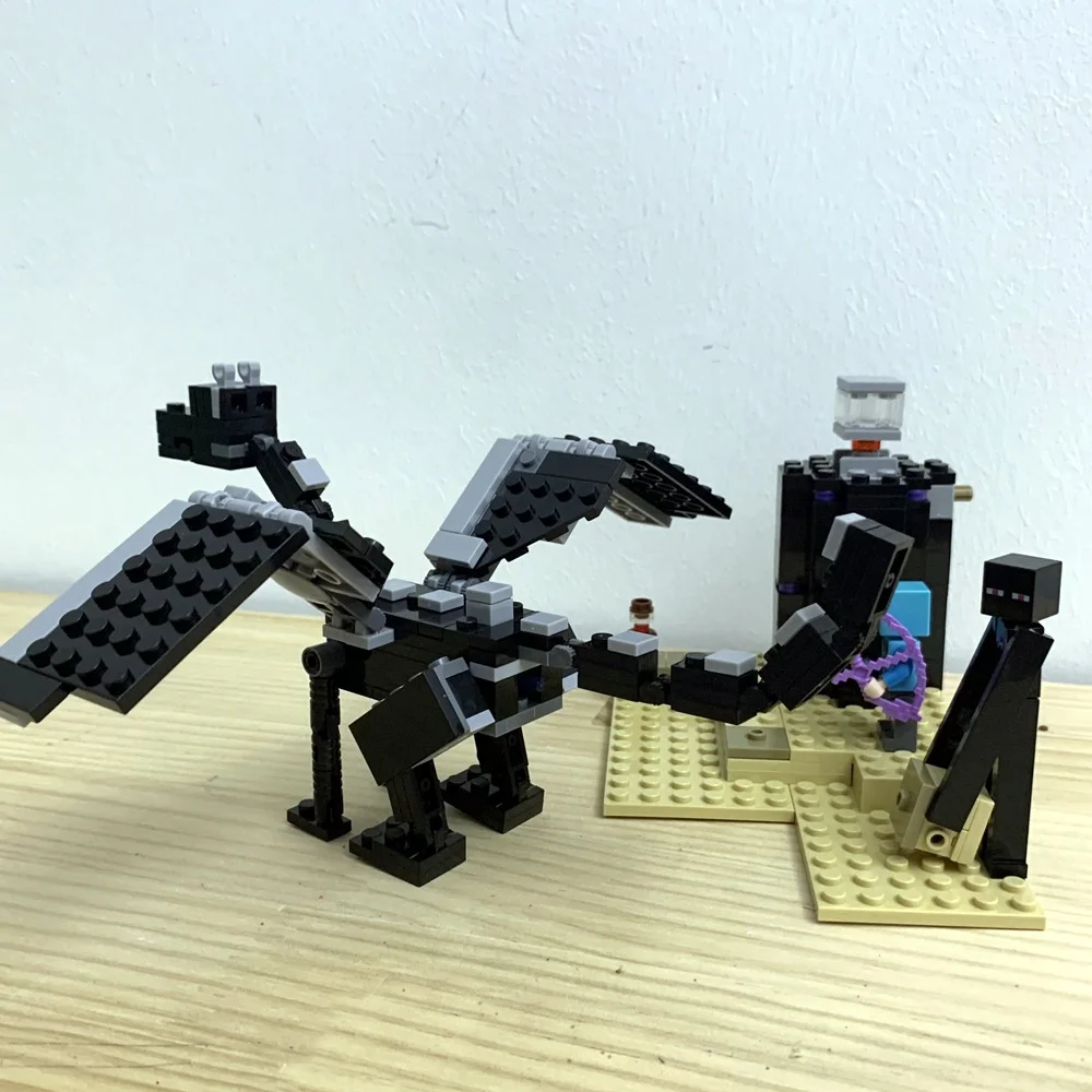 246 шт. строительные блоки The End Battle Dragon модель Fit 21151 игрушки на день рождения