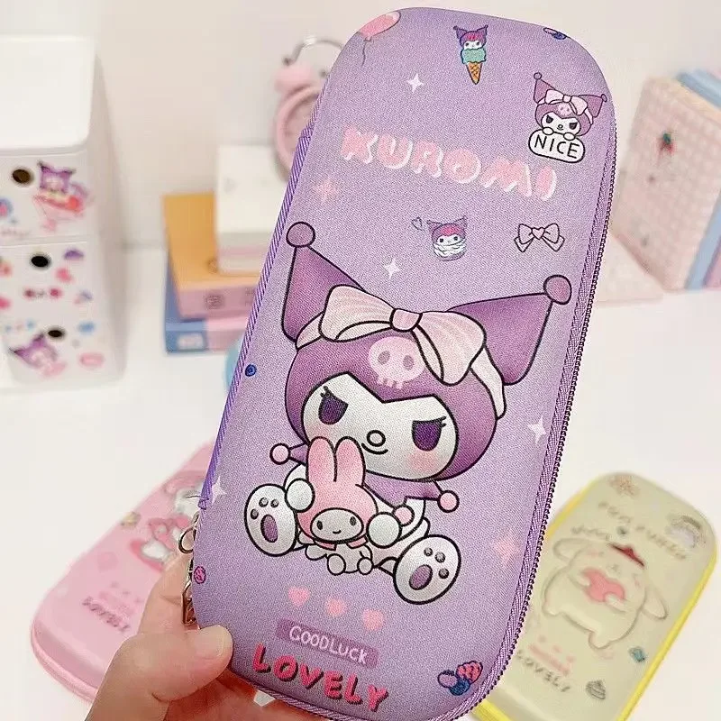 Держатель для ручек в стиле аниме Kuromi Cinnamoroll 3D EVA большой емкости фоторучка милый