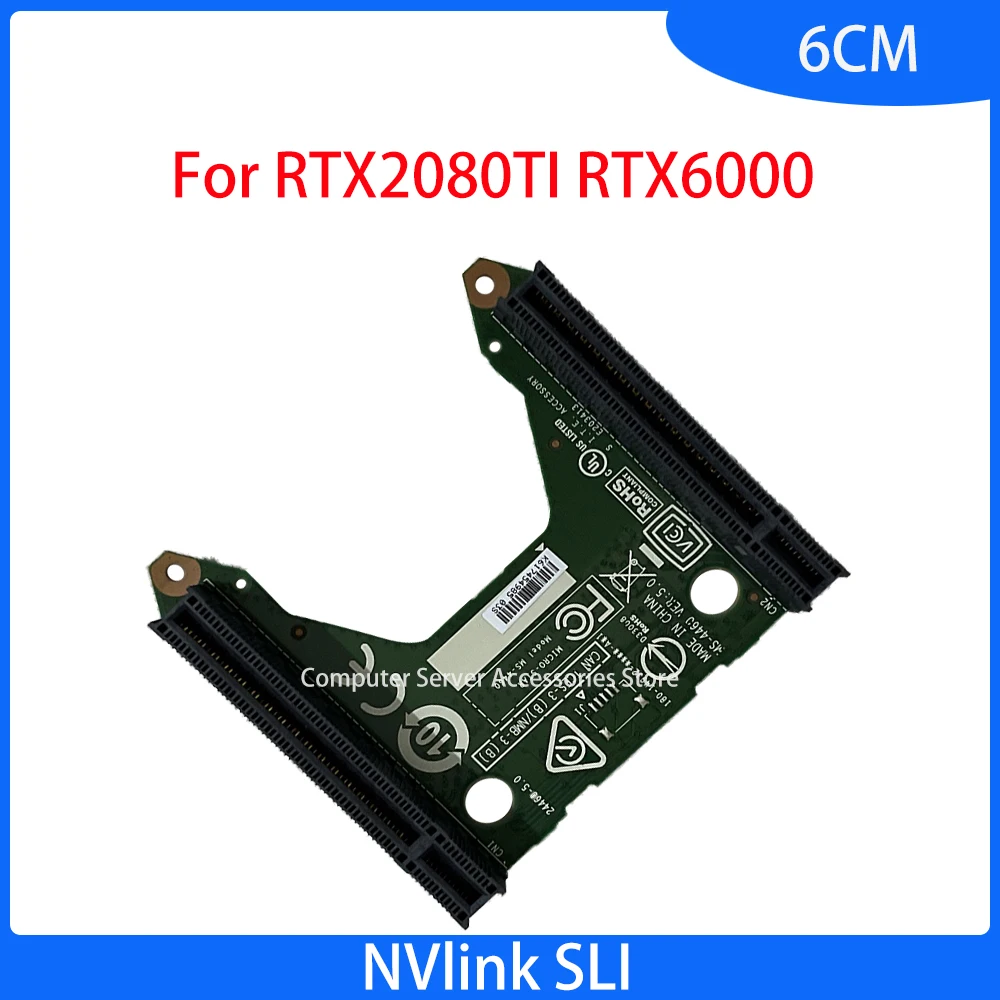 

NEW for RTX2080TI RTX8000 6CM 785PV GPU Display Card High Speed Interconnection Video Card Bridge NVLINK SLI Bridge 0785PV