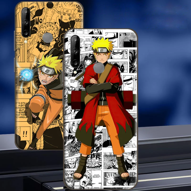 

Japan NARUTO For Huawei P50 P40 P30 P20 Pro Lite 5G Phone Case Huawei P Smart 2019 2021 Funda Carcasa Black Coque