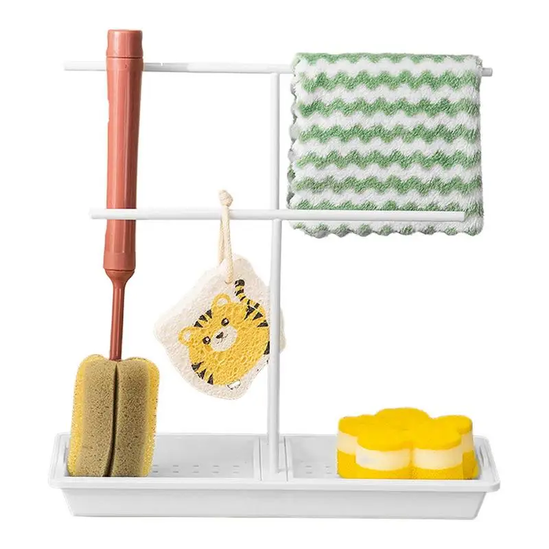 

Телескопическая фотостойка для хранения, кухонный органайзер для хранения мыла, губки, полотенец, кухонные гаджеты